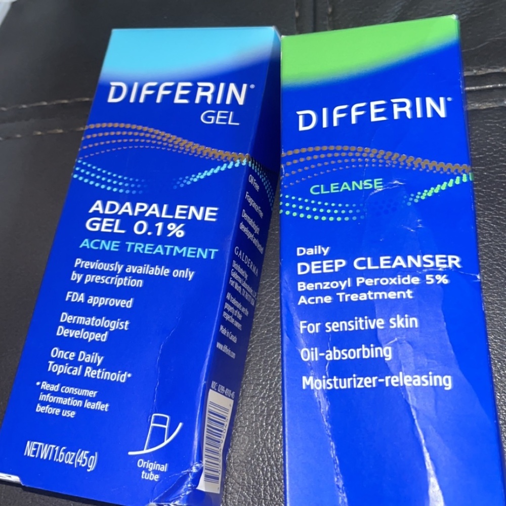 Differin face products
